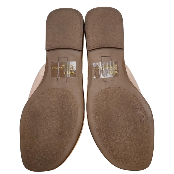 DV by Dolce Vita | Joanna Cream Puffy Vegan Leather Open Toe Slip On Sandals 8 - Picture 10 of 11